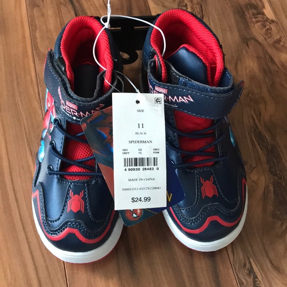 spiderman high tops